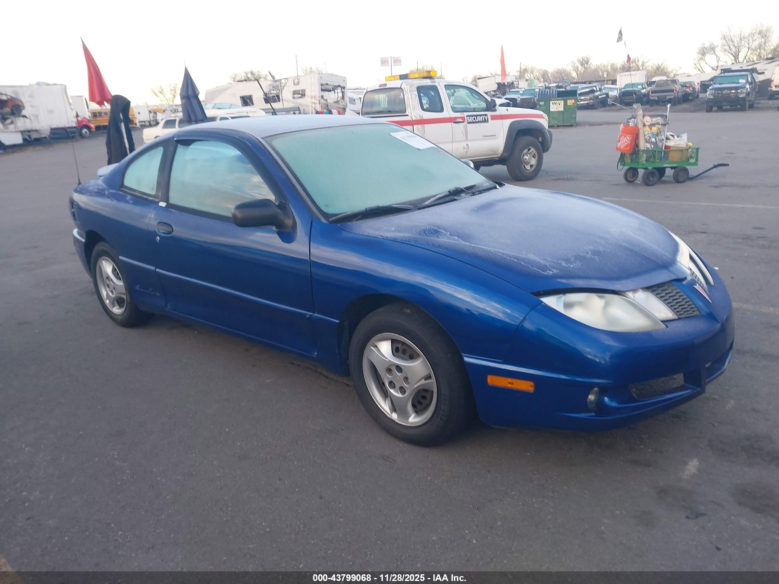 2004 Pontiac Sunfire   Blue vin: 1G2JB12F947295722