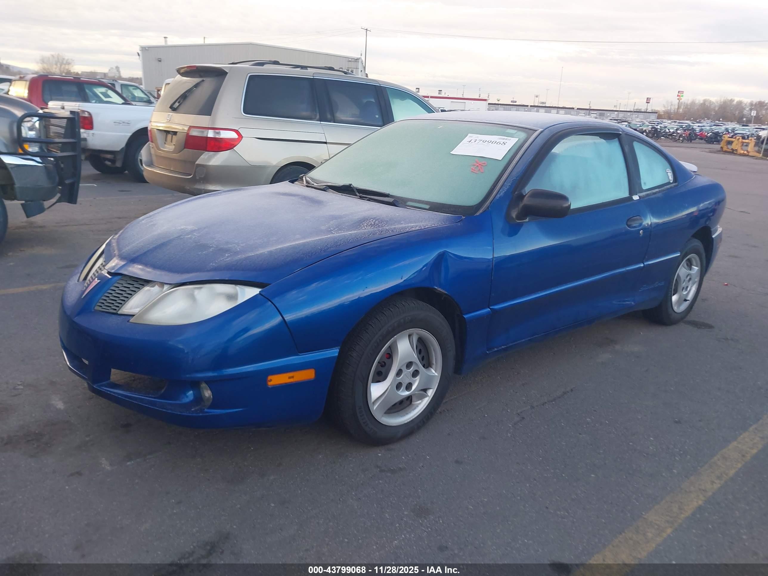 2004 Pontiac Sunfire   Синий vin: 1G2JB12F947295722