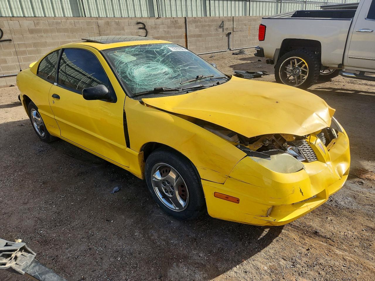 2004 Pontiac Sunfire Yellow vin: 1G2JB12F947327455