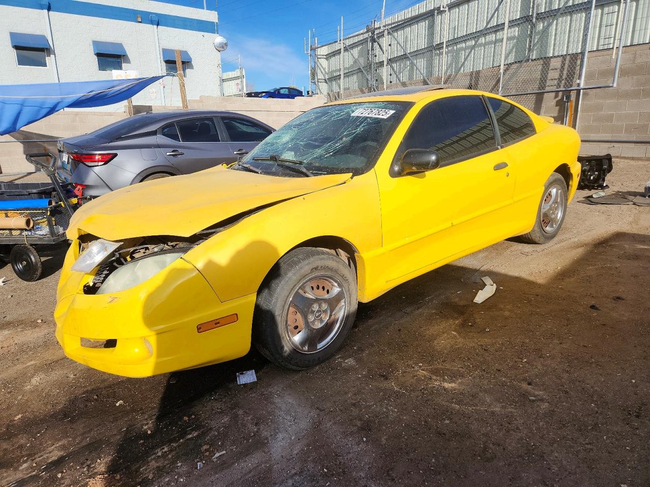 2004 Pontiac Sunfire Yellow vin: 1G2JB12F947327455