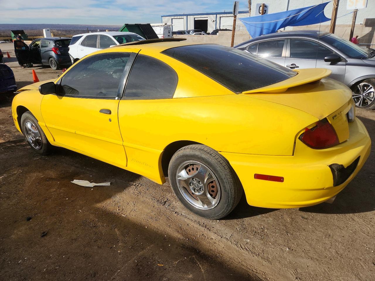 2004 Pontiac Sunfire Yellow vin: 1G2JB12F947327455