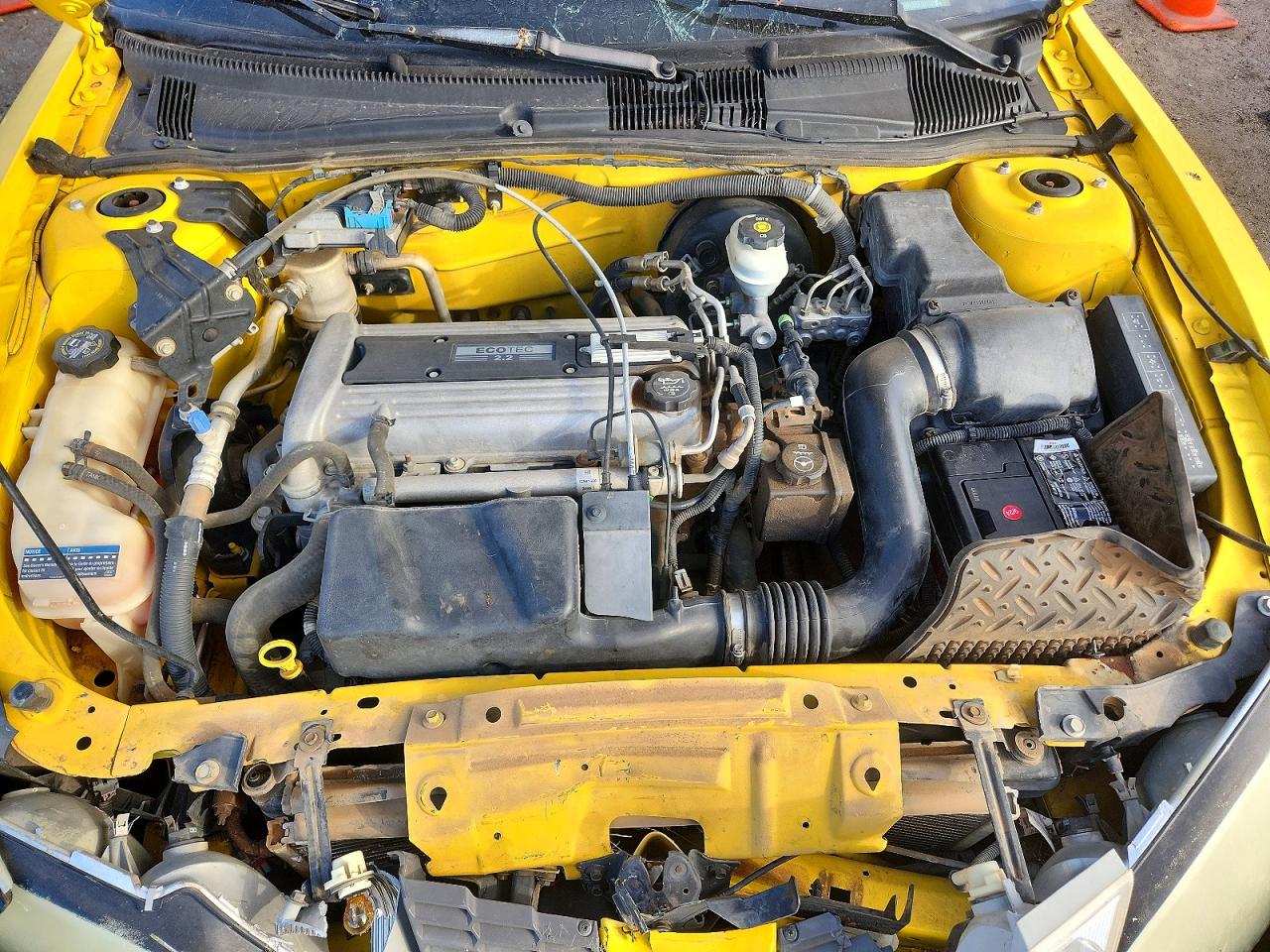 2004 Pontiac Sunfire Yellow vin: 1G2JB12F947327455