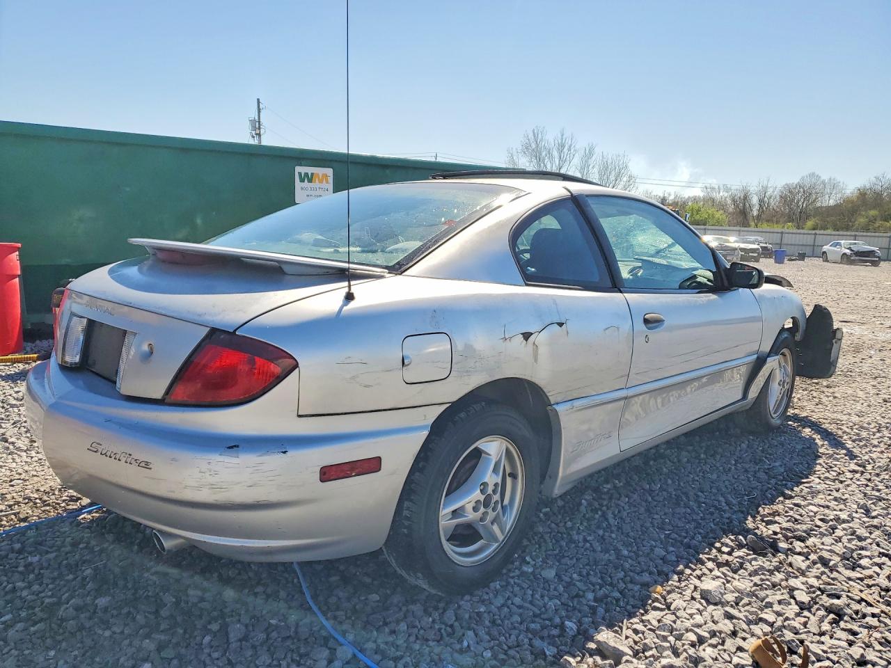 2003 Pontiac Sunfire Silver vin: 1G2JB12FX37146976