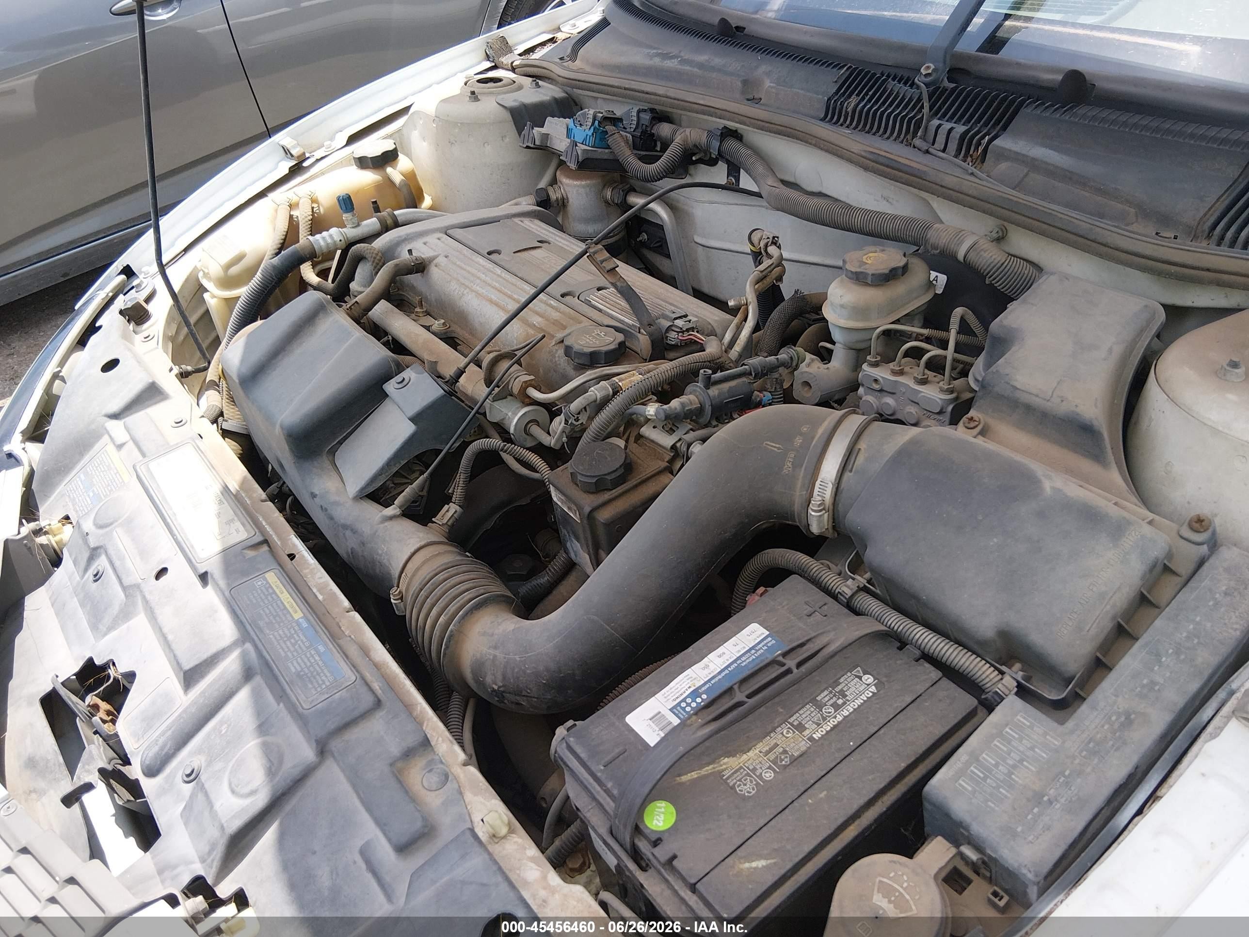 2003 Pontiac Sunfire   Белый vin: 1G2JB12FX37206156