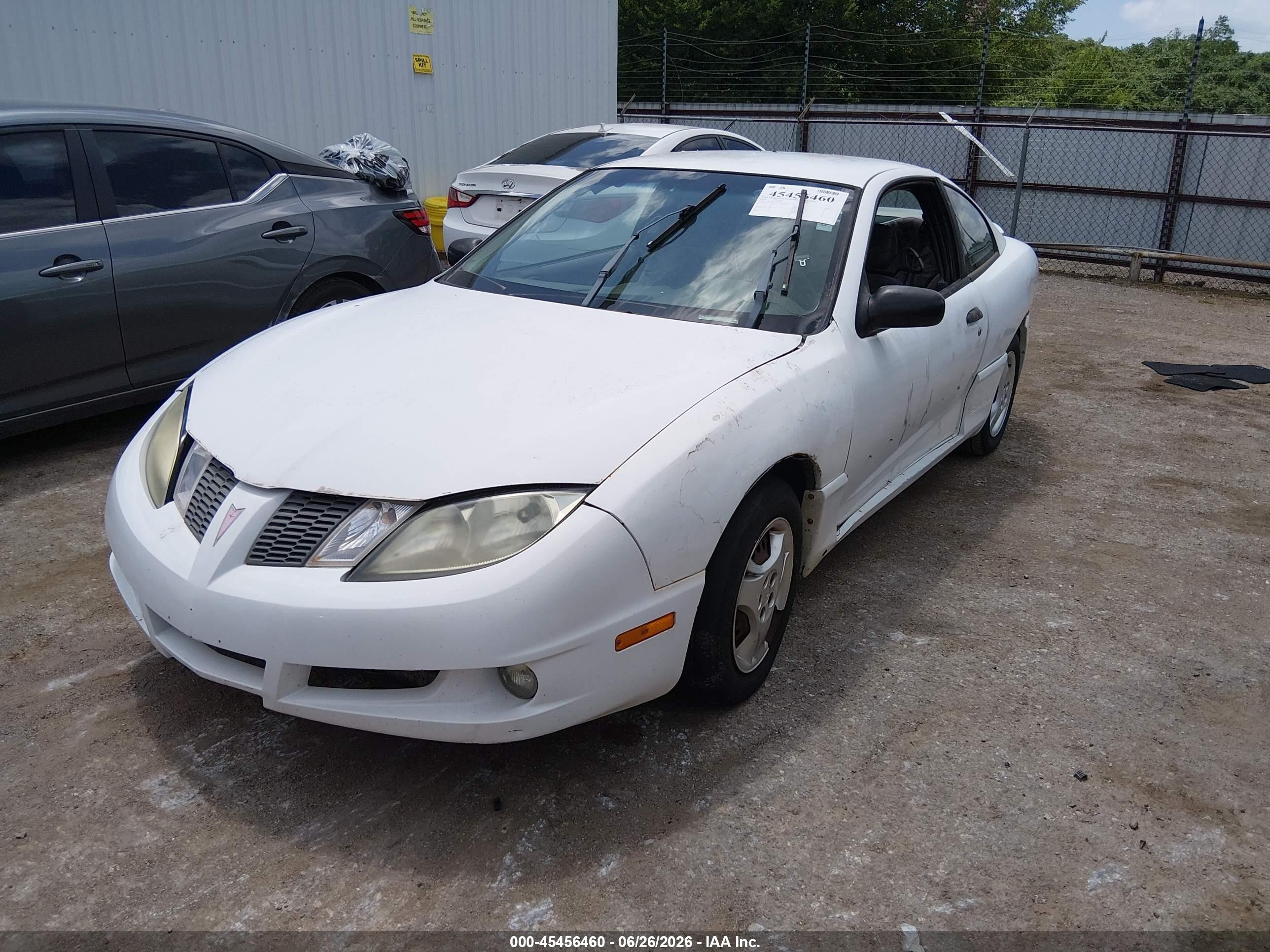 2003 Pontiac Sunfire   Белый vin: 1G2JB12FX37206156
