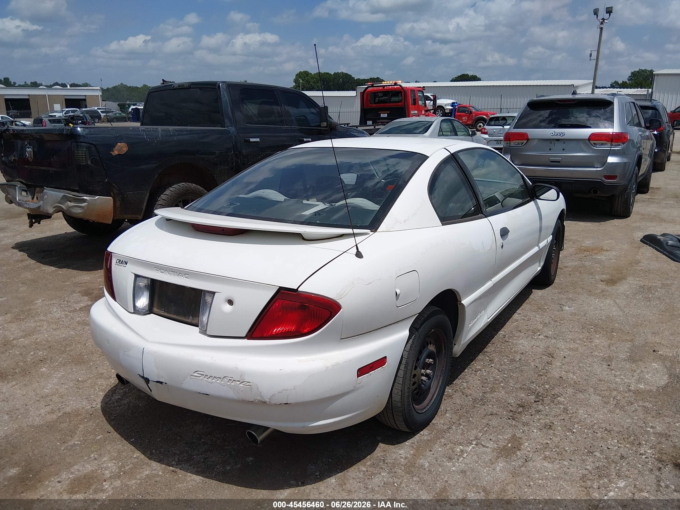 2003 Pontiac Sunfire   Белый vin: 1G2JB12FX37206156