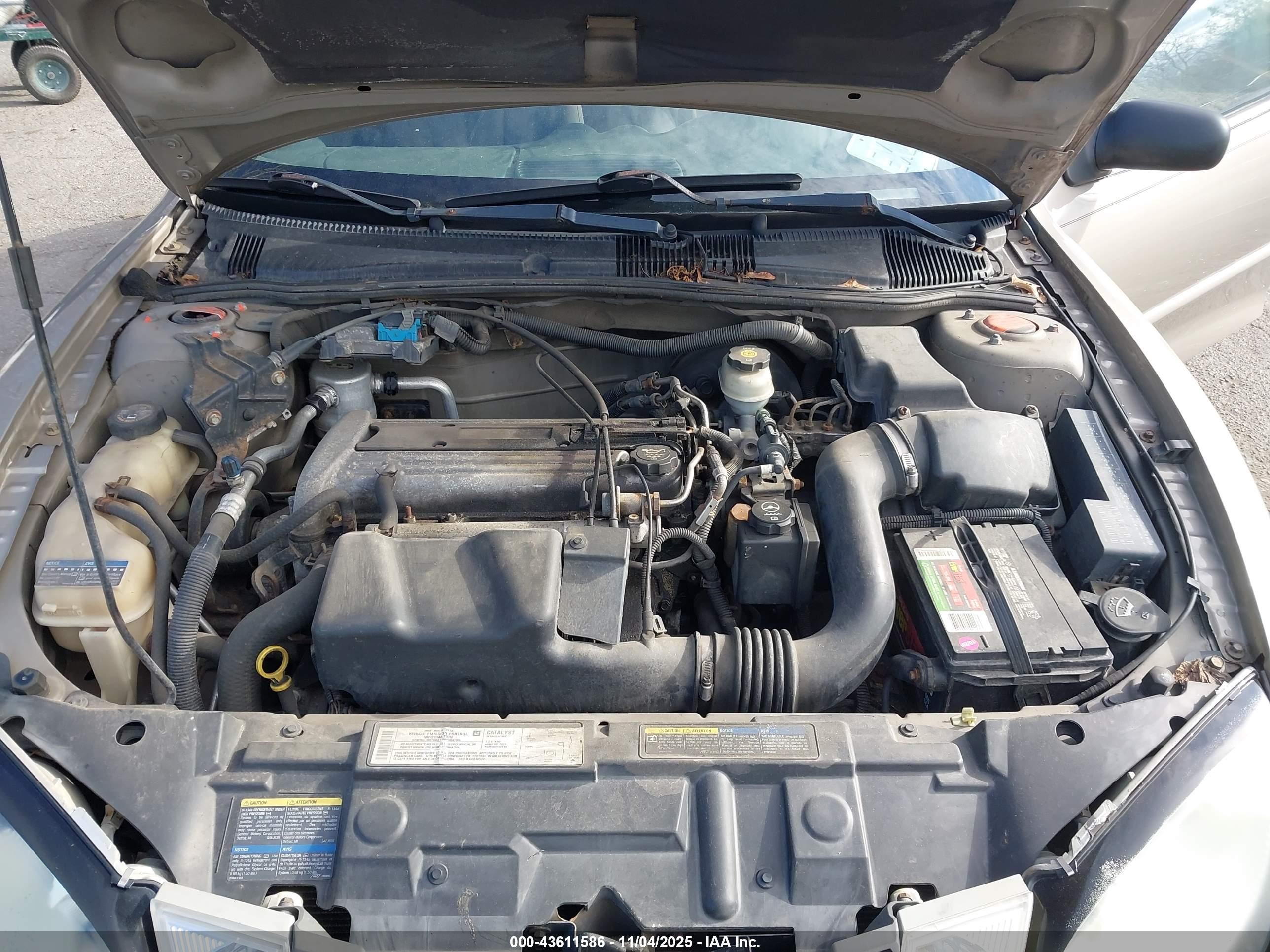 2004 Pontiac Sunfire   Gold vin: 1G2JB12FX47235948