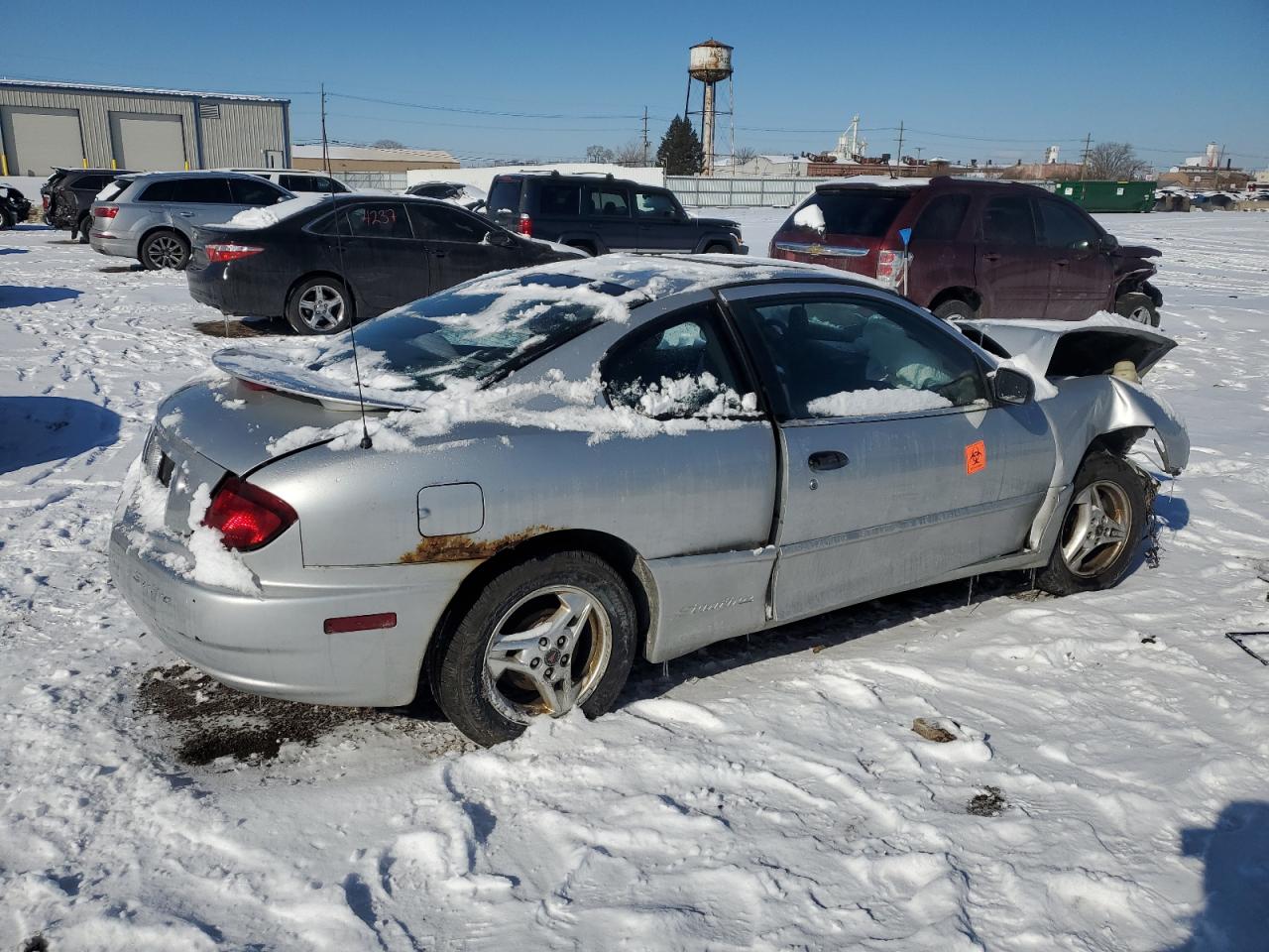 2004 Pontiac Sunfire Серебряный vin: 1G2JB14F047262038