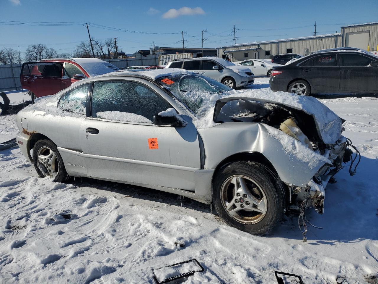2004 Pontiac Sunfire Серебряный vin: 1G2JB14F047262038