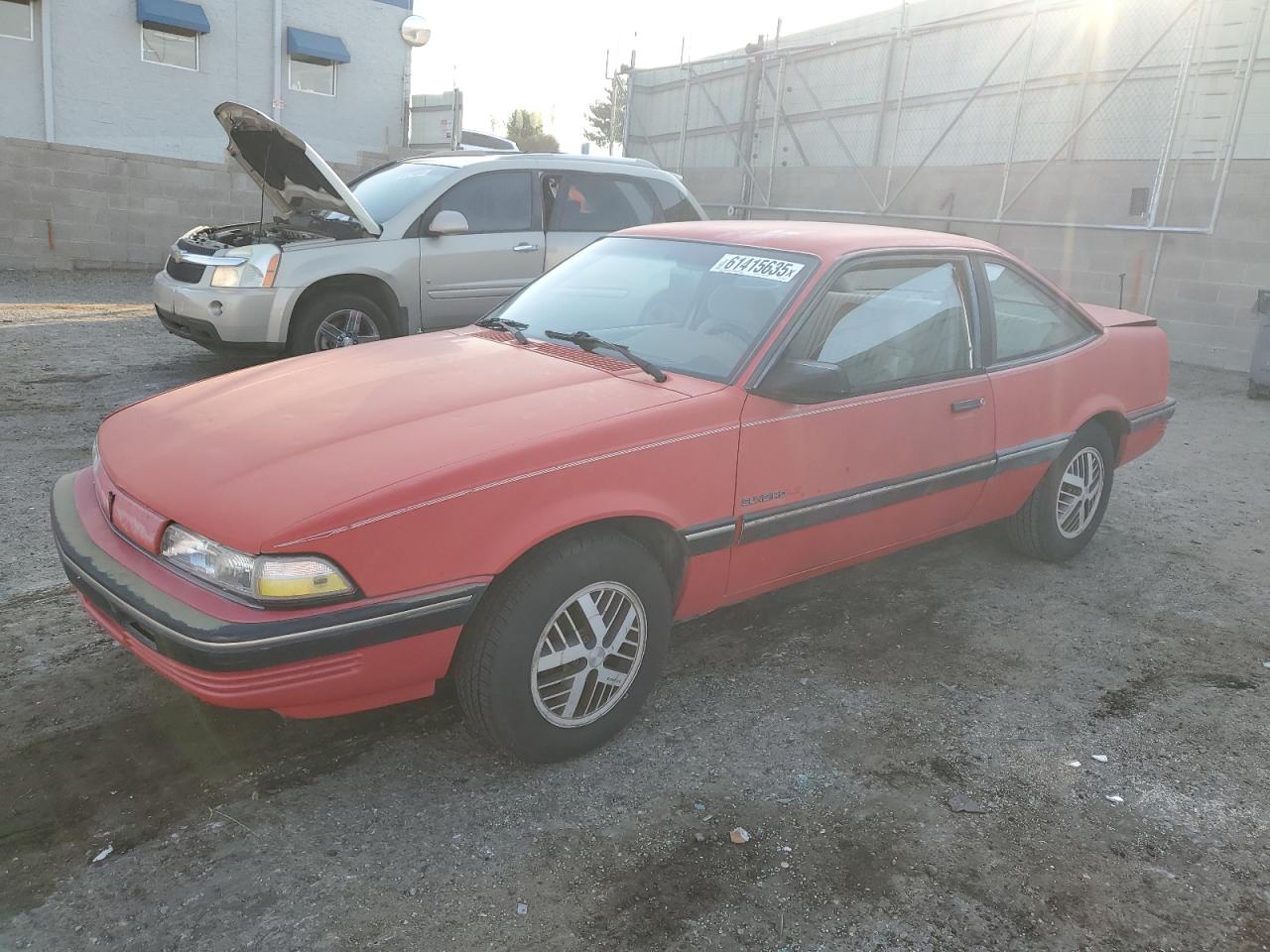 1990 Pontiac Sunbird Le   Красный vin: 1G2JB14K6L7546253