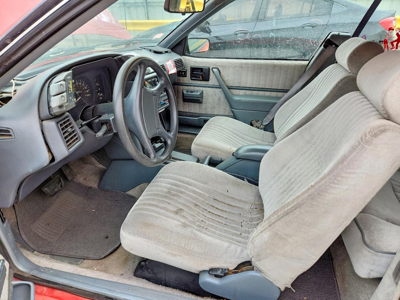 1990 Pontiac Sunbird Le Красный vin: 1G2JB34K3L7617212