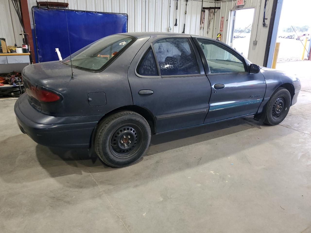 1997 Pontiac Sunfire Se Blue vin: 1G2JB5240V7547591