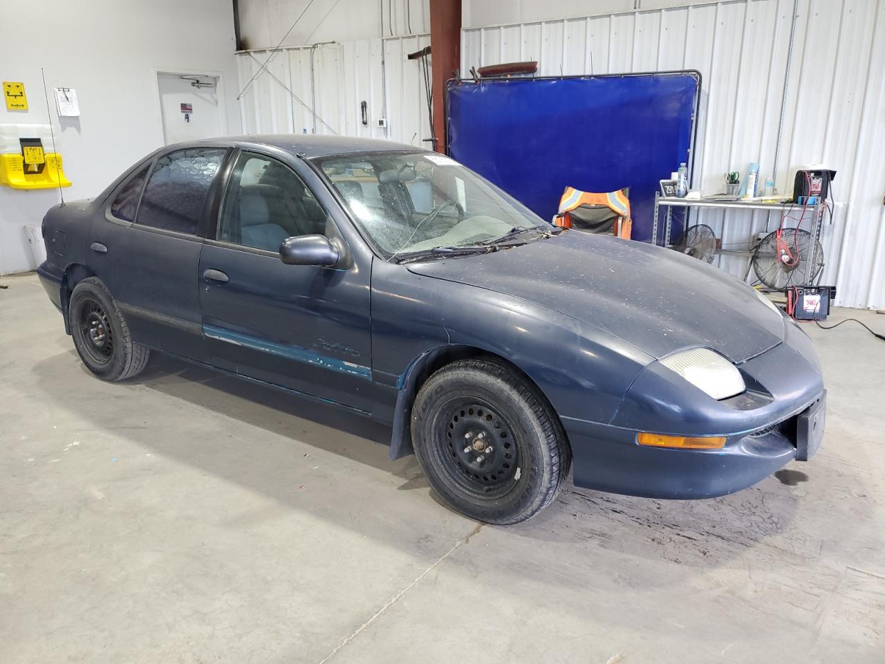 1997 Pontiac Sunfire Se Blue vin: 1G2JB5240V7547591