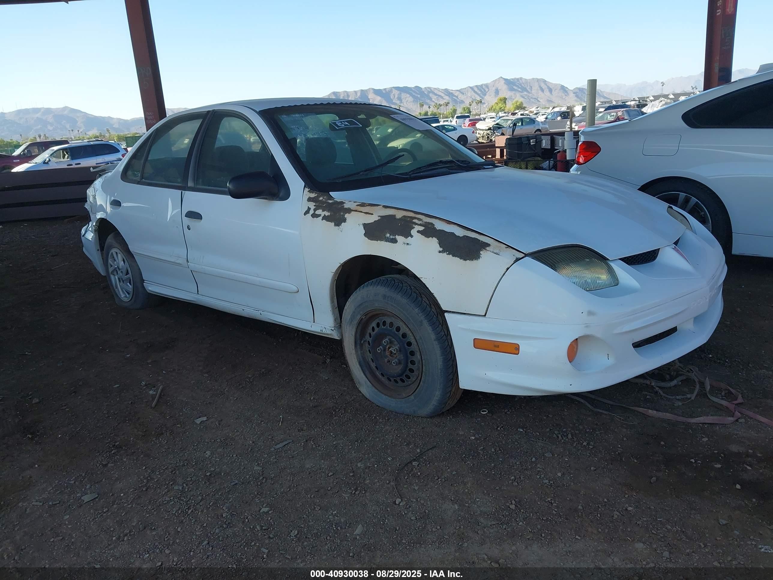 2001 Pontiac Sunfire Se White vin: 1G2JB524217419072