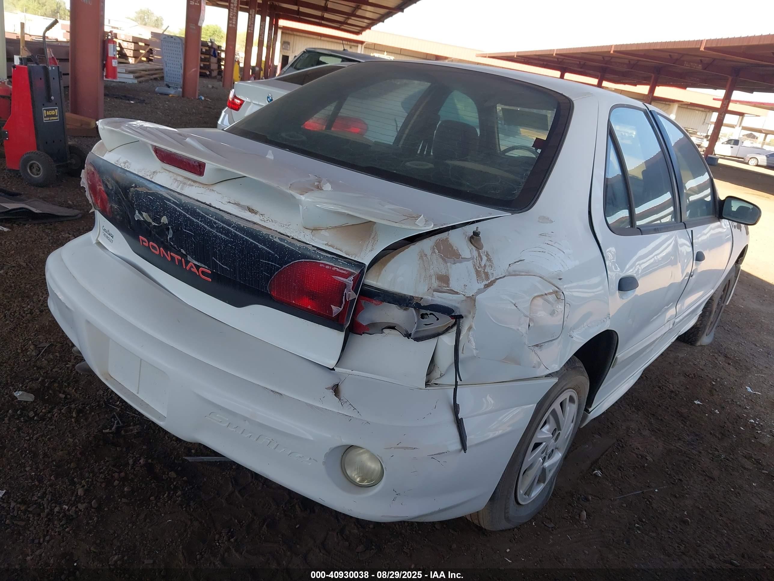 2001 Pontiac Sunfire Se White vin: 1G2JB524217419072
