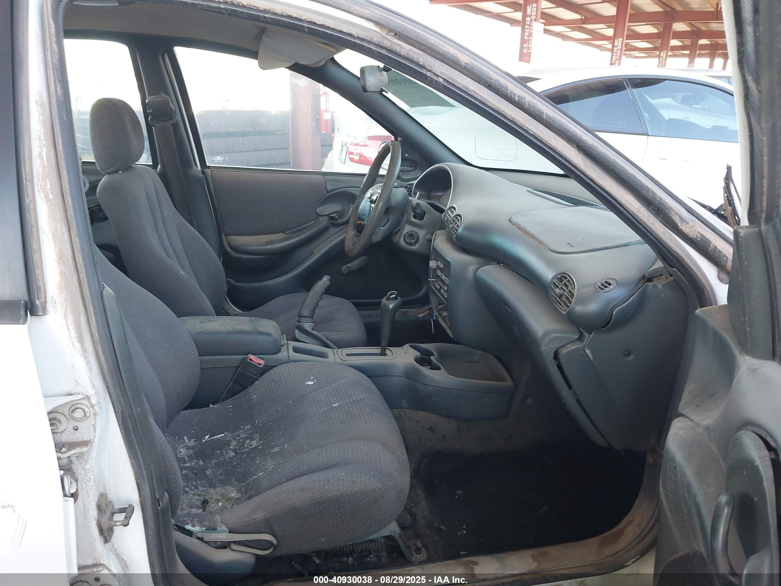 2001 Pontiac Sunfire Se White vin: 1G2JB524217419072