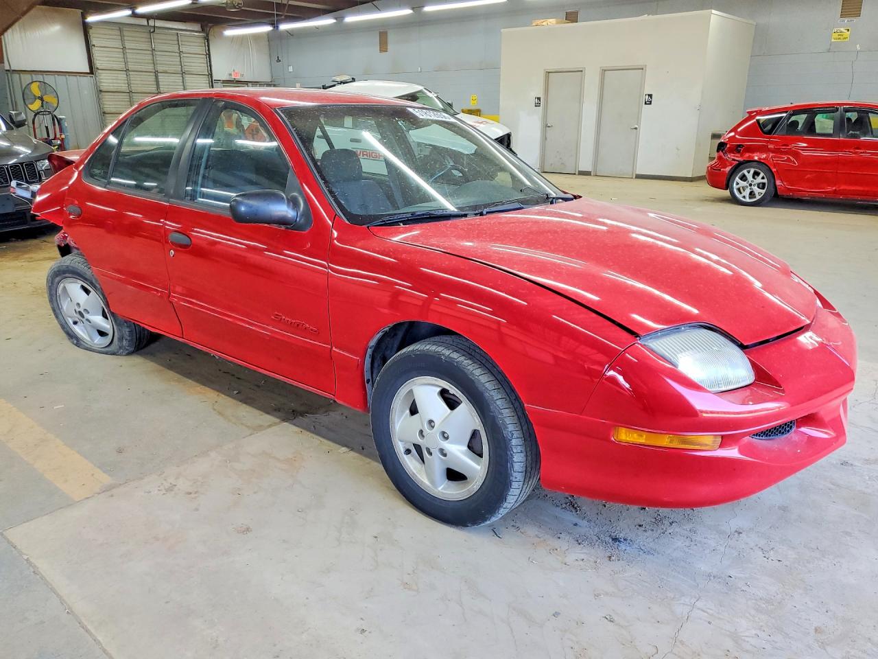 1995 Pontiac Sunfire Se Red vin: 1G2JB5243S7513933