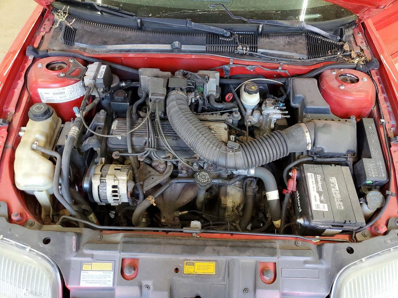 1995 Pontiac Sunfire Se Red vin: 1G2JB5243S7513933