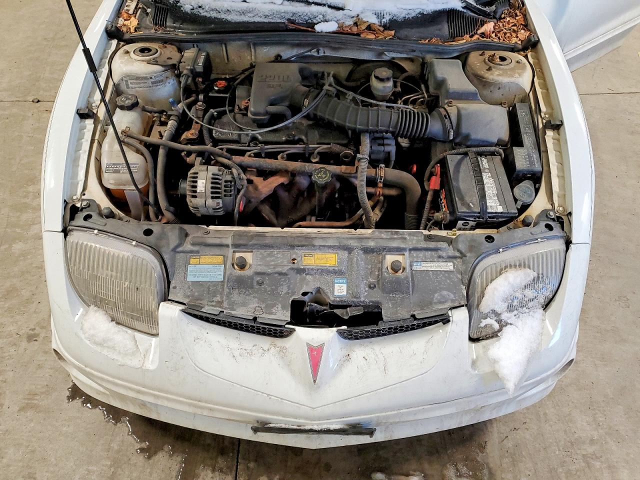 2001 Pontiac Sunfire Se White vin: 1G2JB524417188580