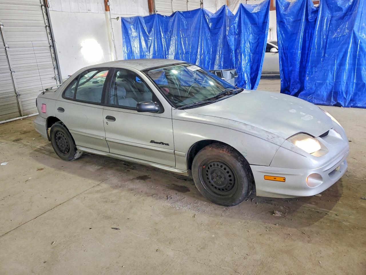 2001 Pontiac Sunfire Se Silver vin: 1G2JB524517198695