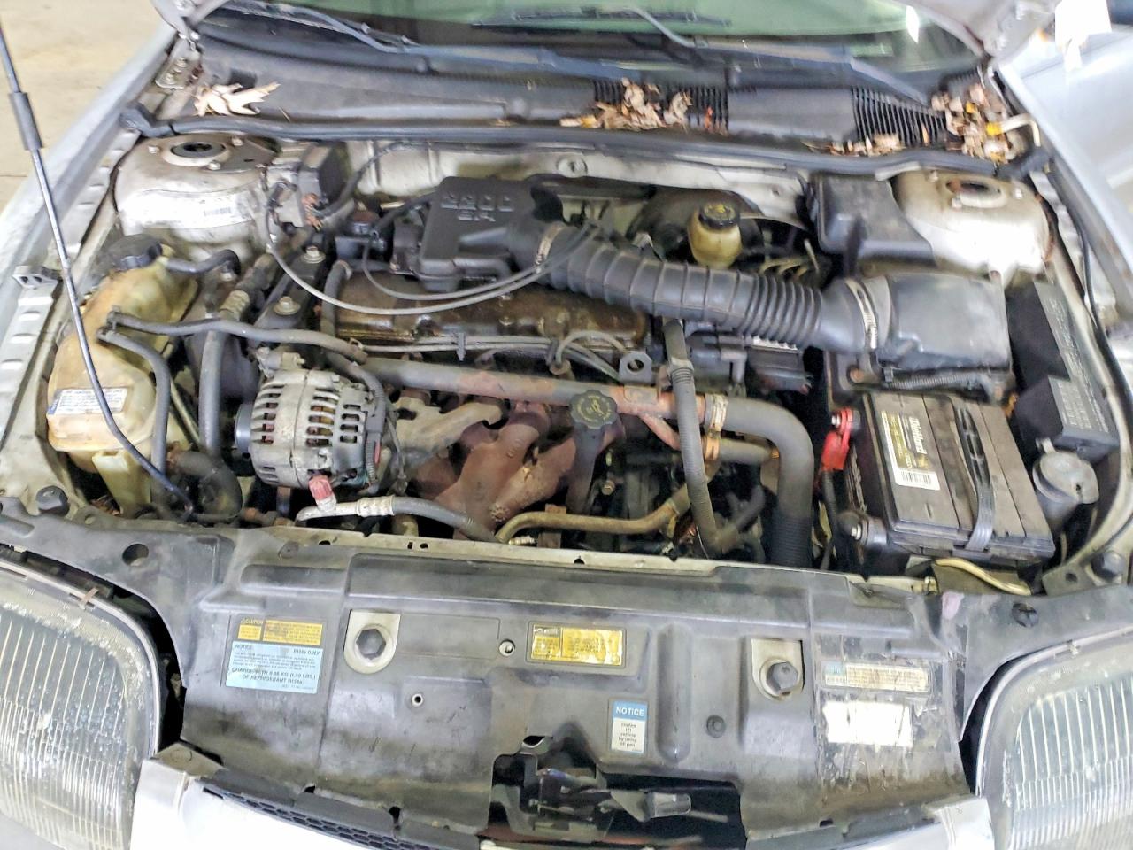 2001 Pontiac Sunfire Se Silver vin: 1G2JB524517198695