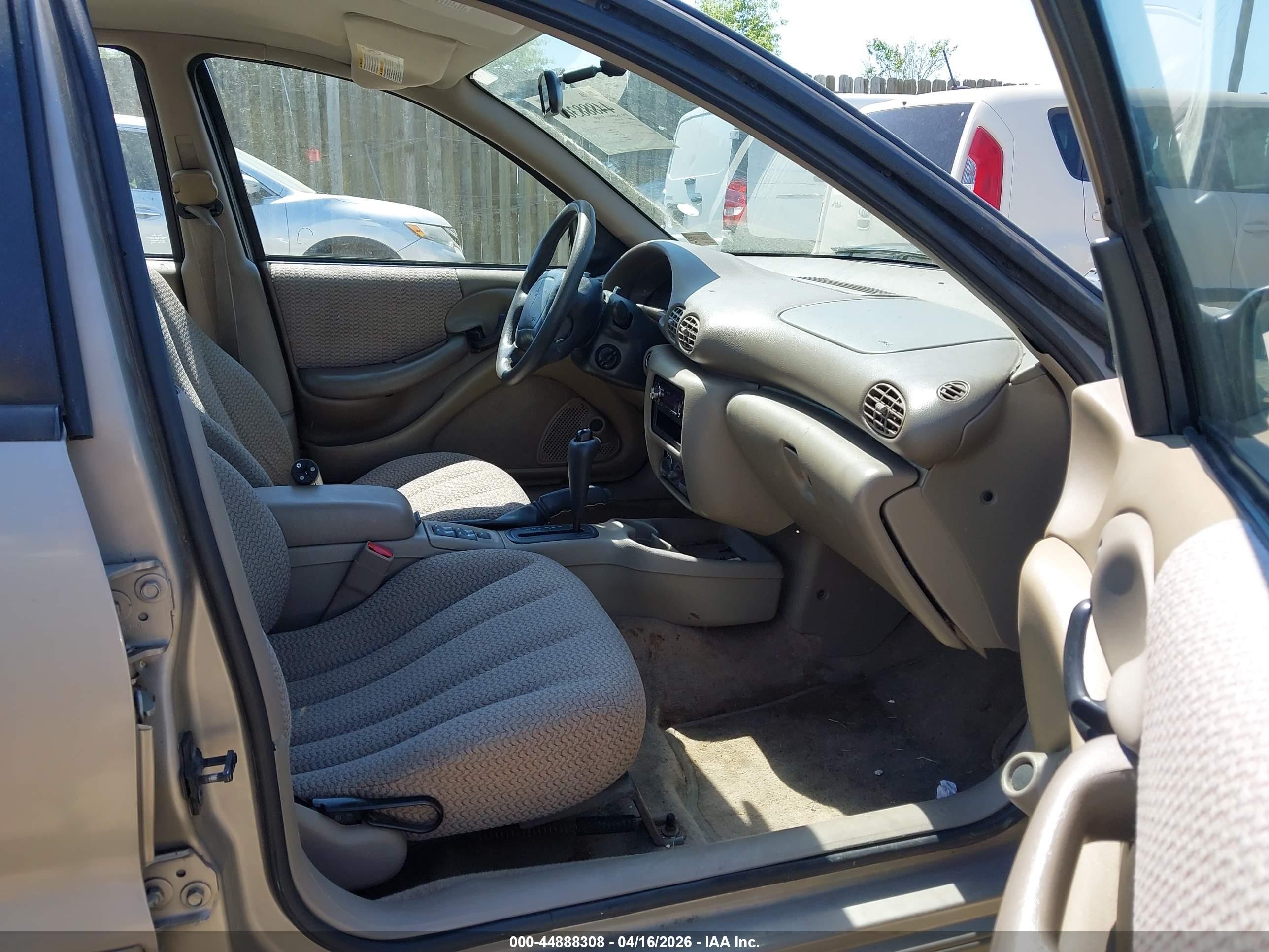2001 Pontiac Sunfire Se Gold vin: 1G2JB524617158450