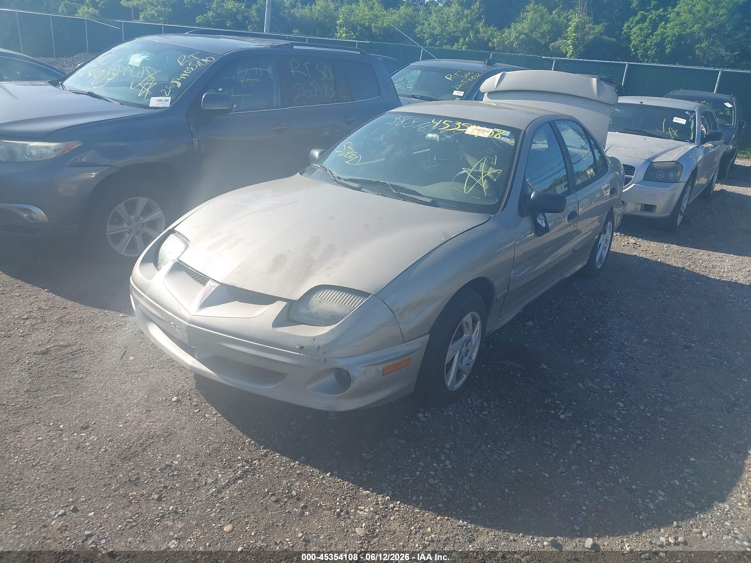 2002 Pontiac Sunfire Se Серебряный vin: 1G2JB524727116483