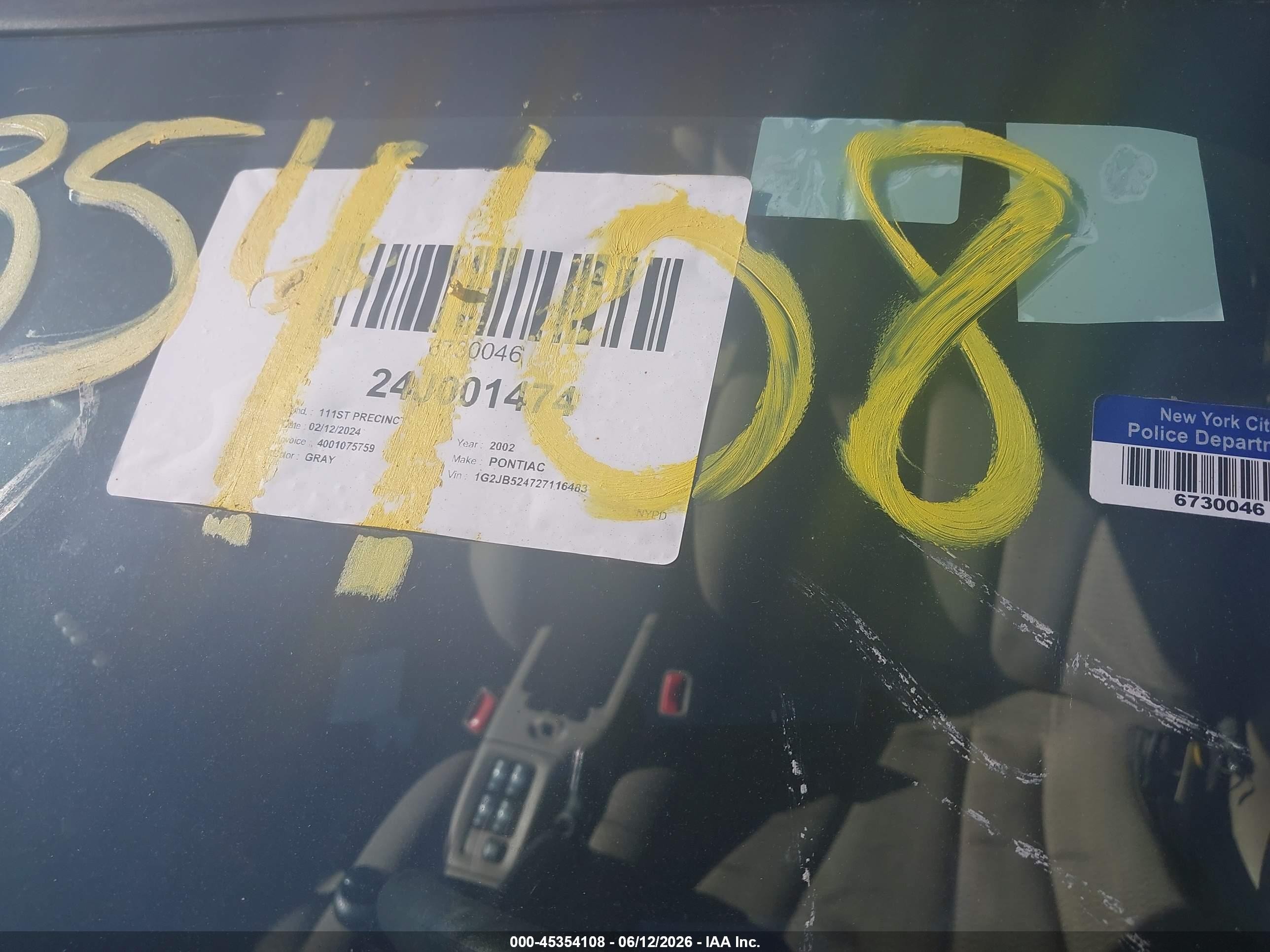 2002 Pontiac Sunfire Se Серебряный vin: 1G2JB524727116483