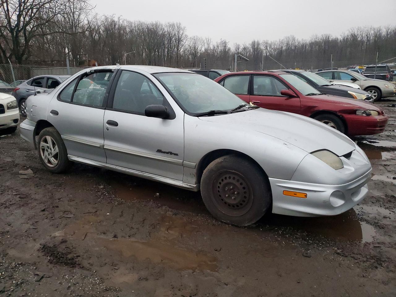 2001 Pontiac Sunfire Se Silver vin: 1G2JB524917227213