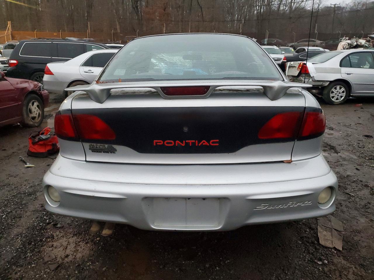 2001 Pontiac Sunfire Se Silver vin: 1G2JB524917227213