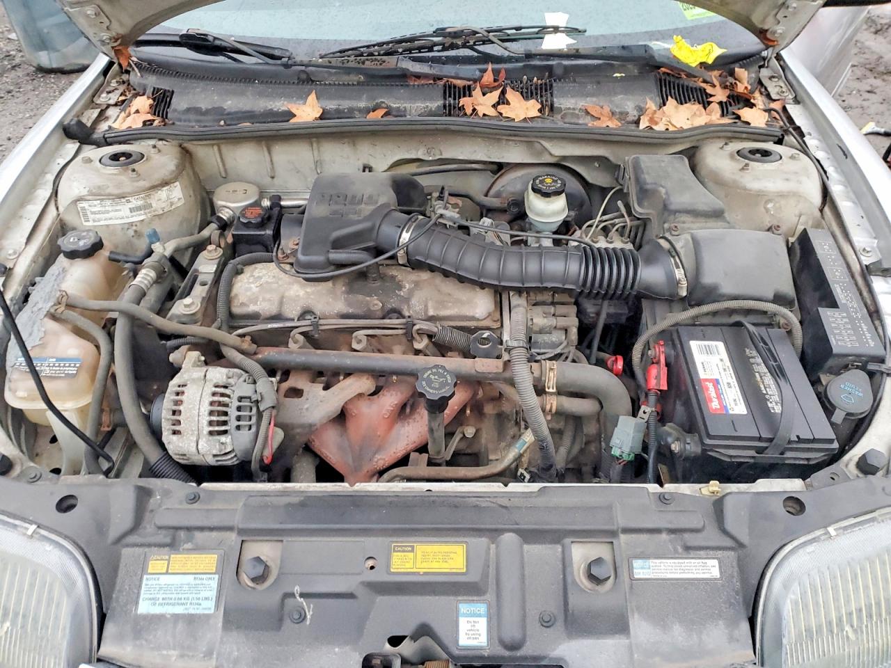 2001 Pontiac Sunfire Se Silver vin: 1G2JB524917227213