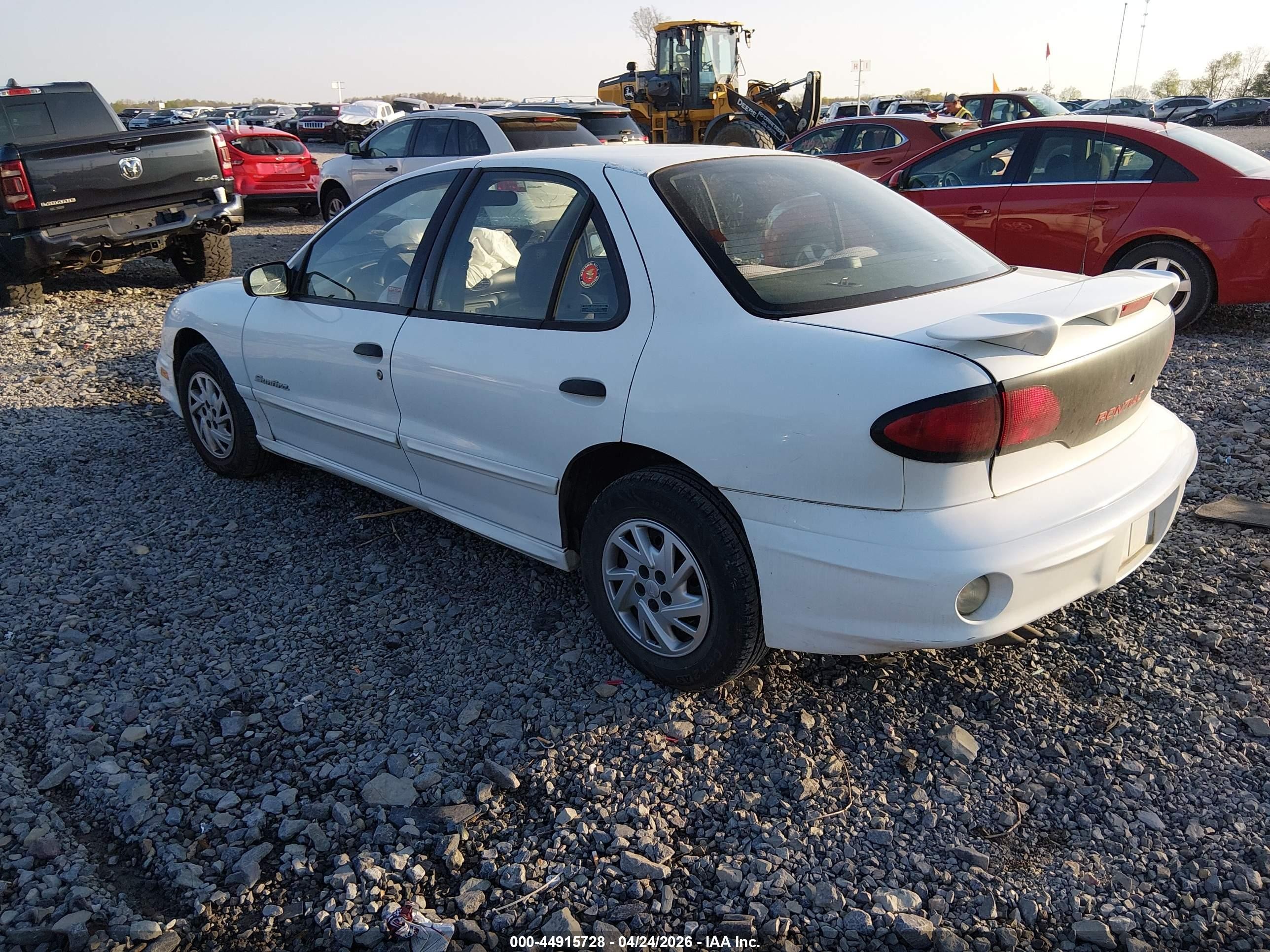 2001 Pontiac Sunfire Se White vin: 1G2JB524917318269