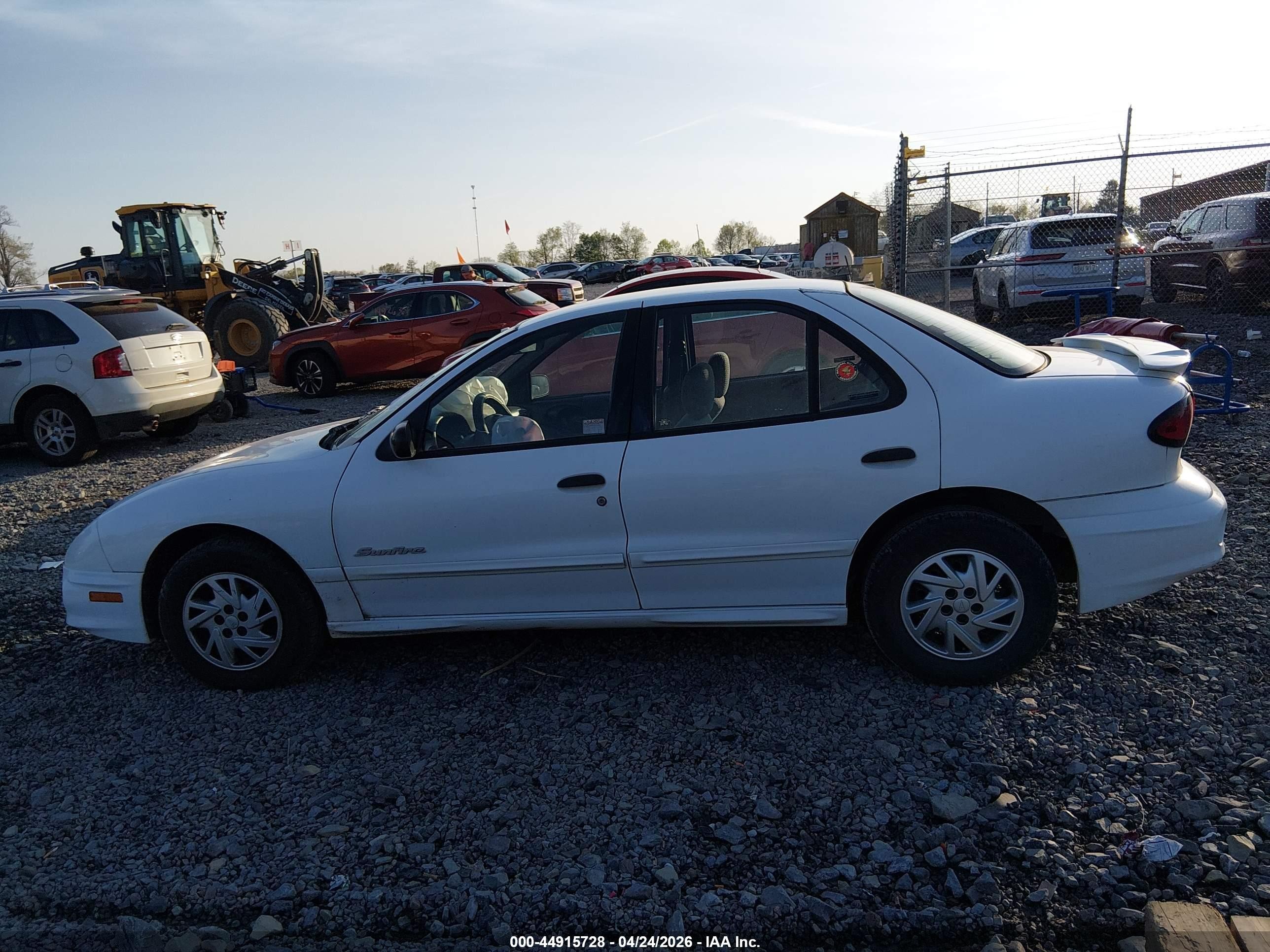 2001 Pontiac Sunfire Se White vin: 1G2JB524917318269