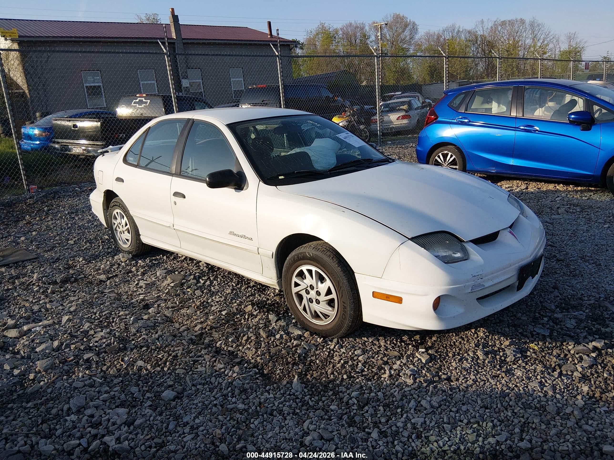 2001 Pontiac Sunfire Se Белый vin: 1G2JB524917318269