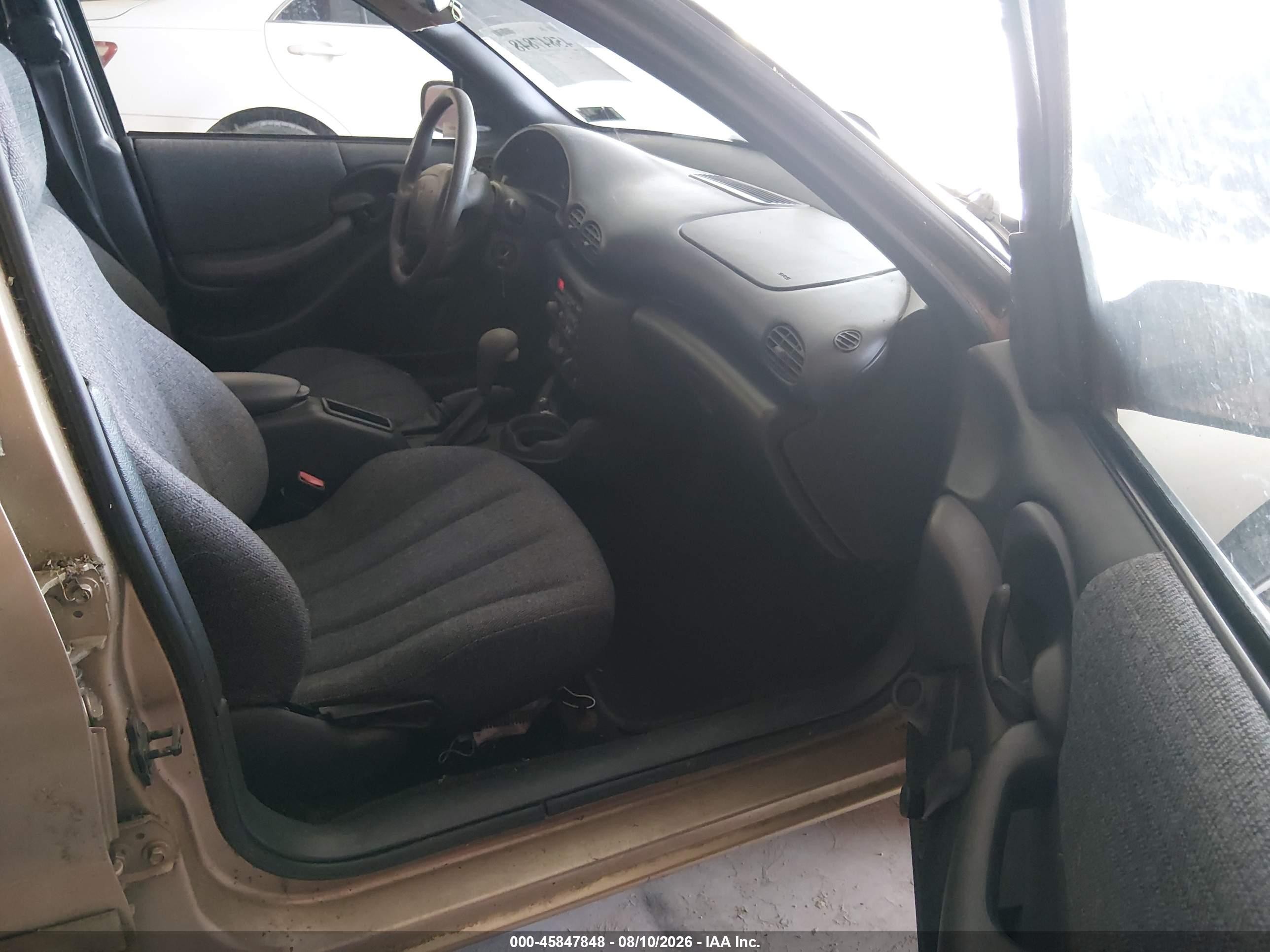 1999 Pontiac Sunfire Se Gold vin: 1G2JB5249X7520540