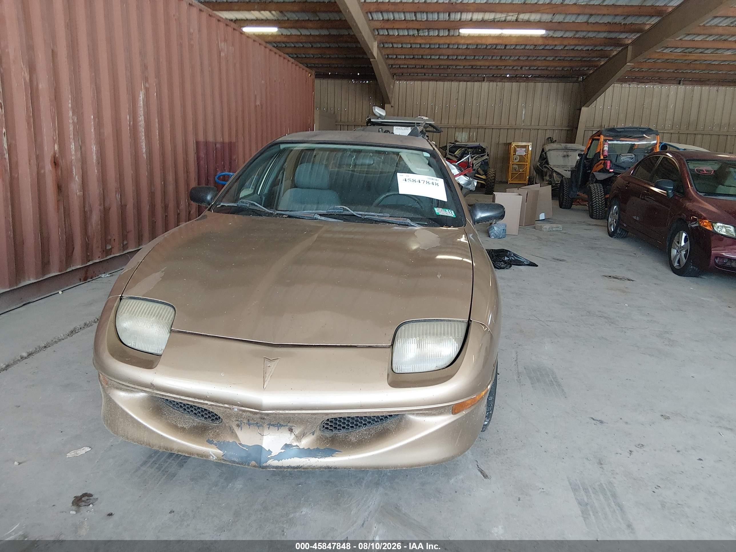 1999 Pontiac Sunfire Se Gold vin: 1G2JB5249X7520540
