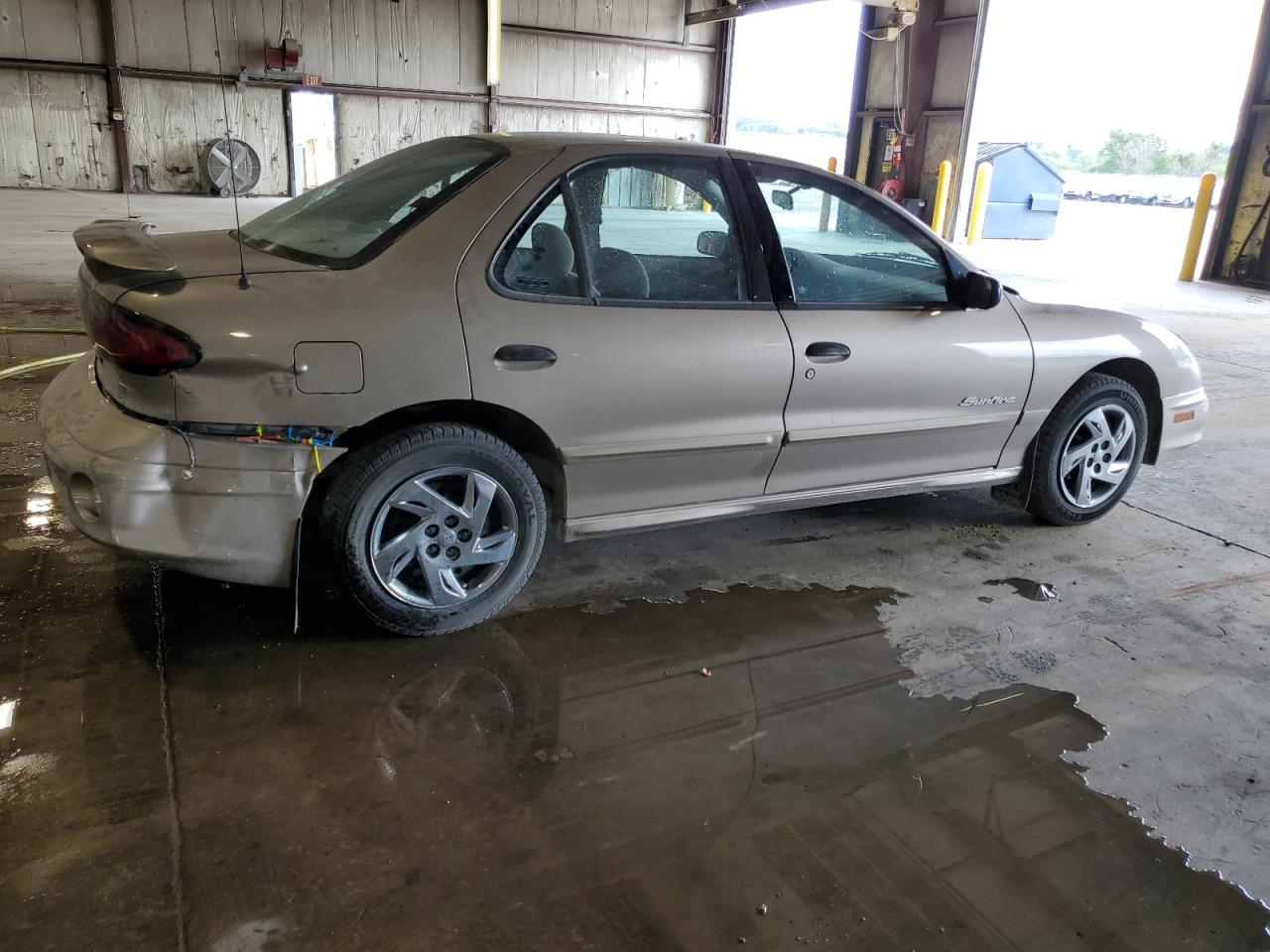 2001 Pontiac Sunfire Se Gray vin: 1G2JB524X17106500