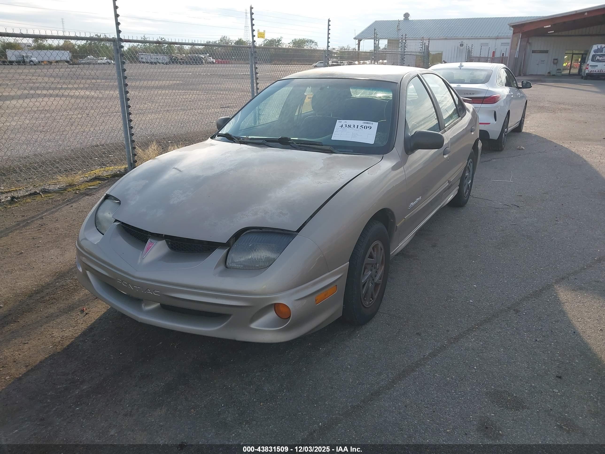 2001 Pontiac Sunfire Se Champagne vin: 1G2JB524X17335369