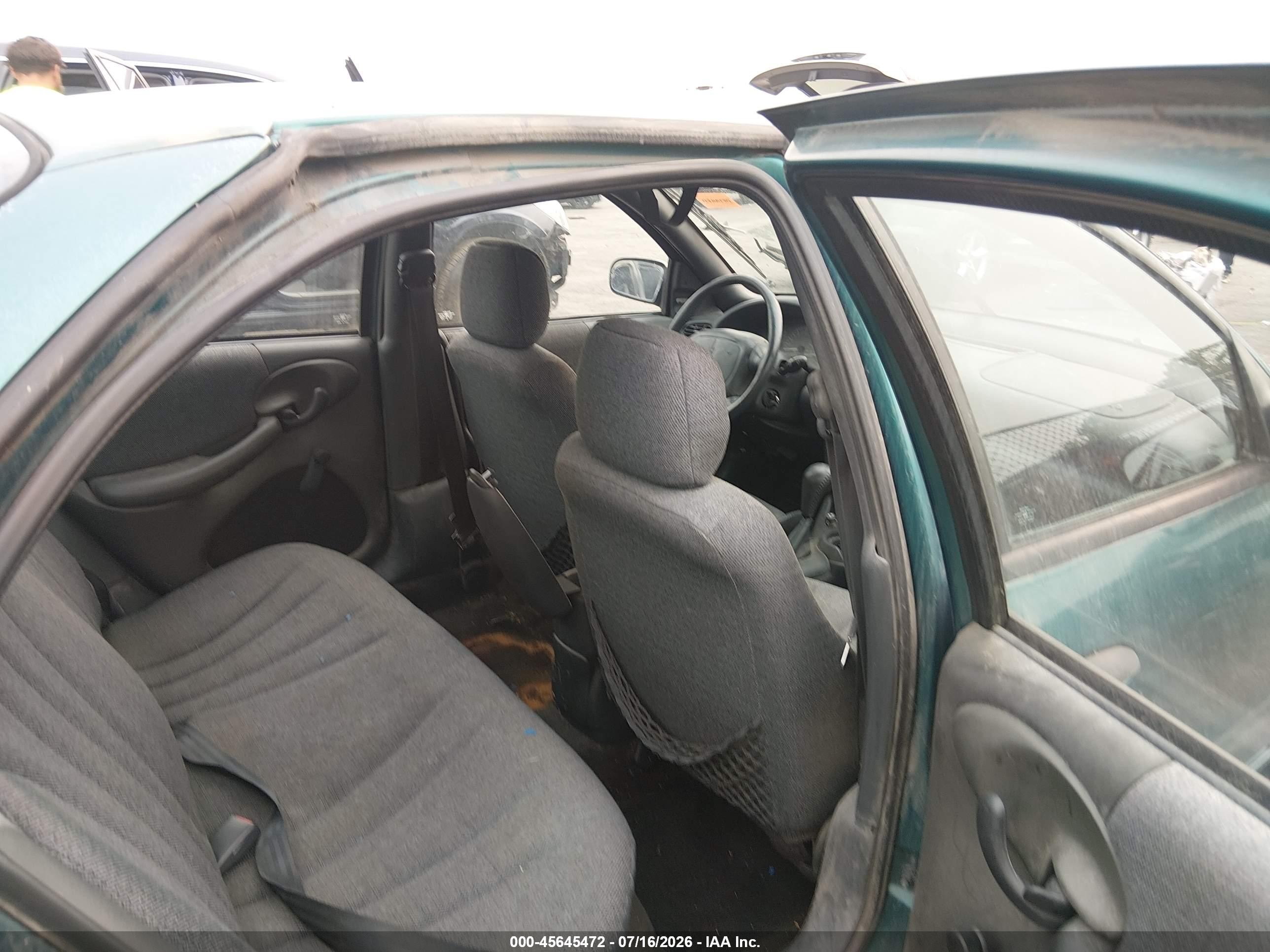 1996 Pontiac Sunfire Se Green vin: 1G2JB524XT7560958