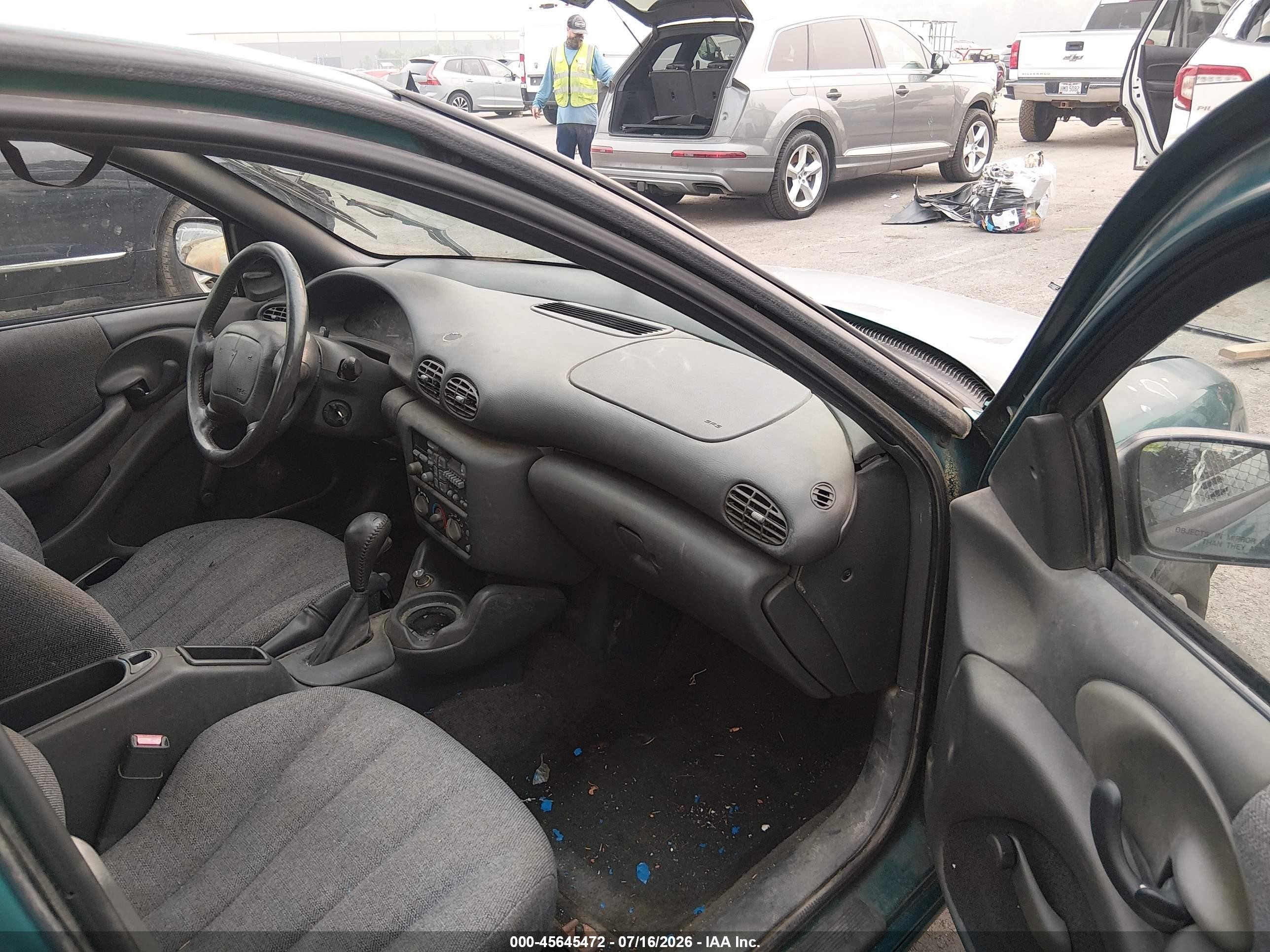 1996 Pontiac Sunfire Se Green vin: 1G2JB524XT7560958