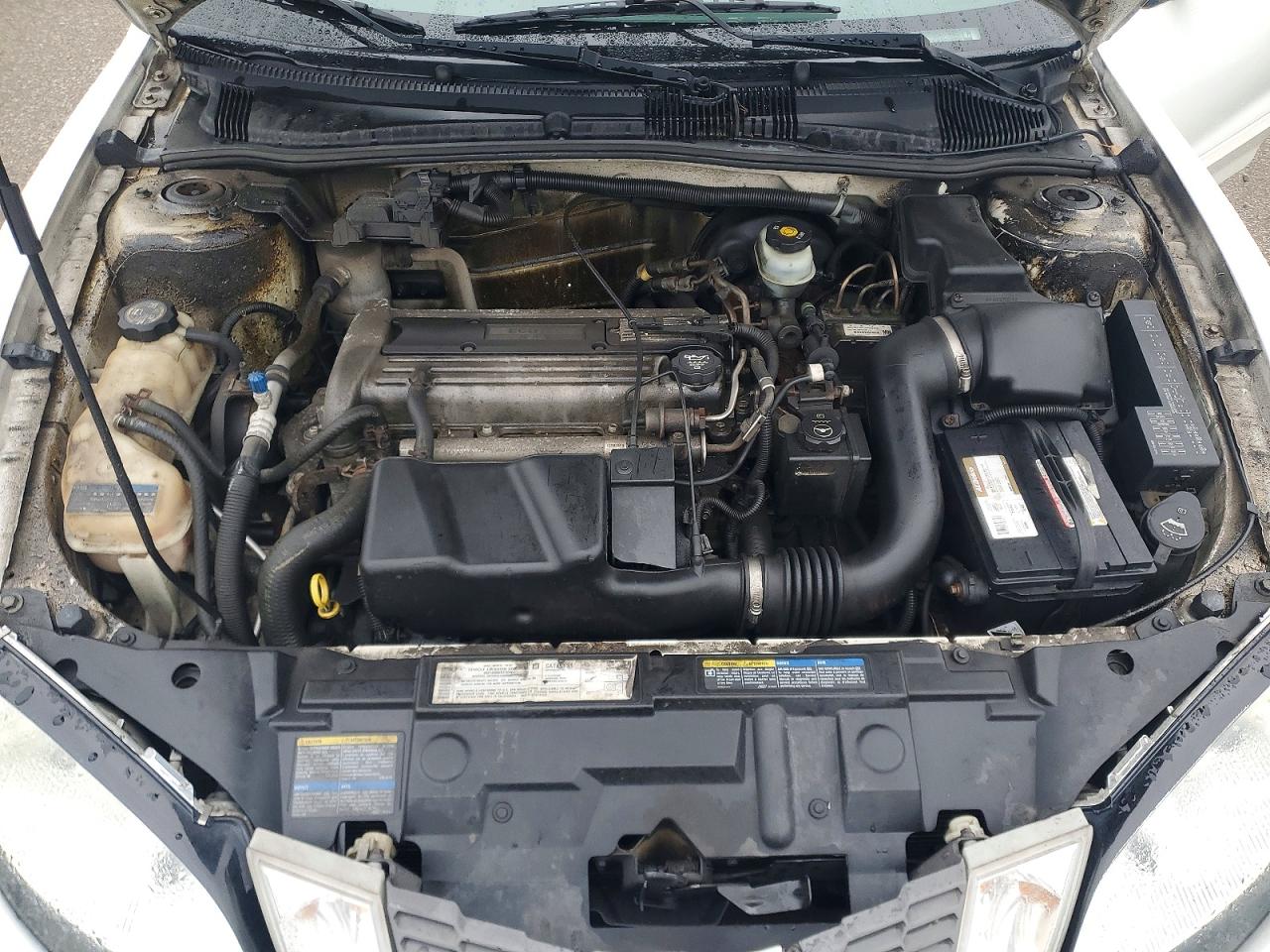 2004 Pontiac Sunfire Sl White vin: 1G2JB52F347241761