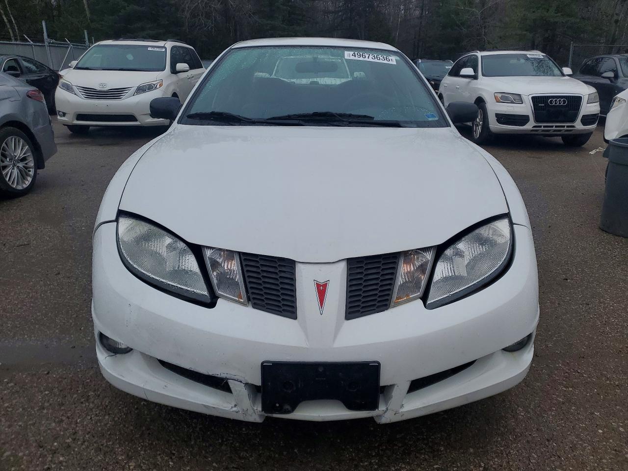 2004 Pontiac Sunfire Sl White vin: 1G2JB52F347241761