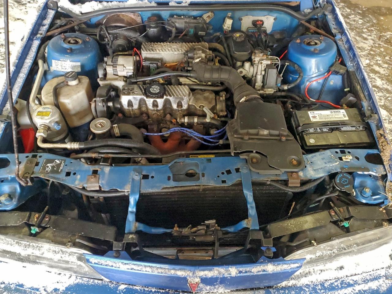 1994 Pontiac Sunbird Le Blue vin: 1G2JB54H4R7600136
