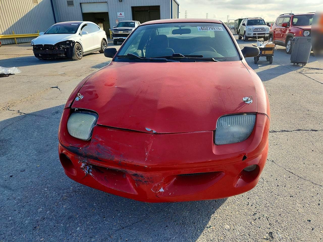 1998 Pontiac Sunfire Gt Red vin: 1G2JD12T0W7501206
