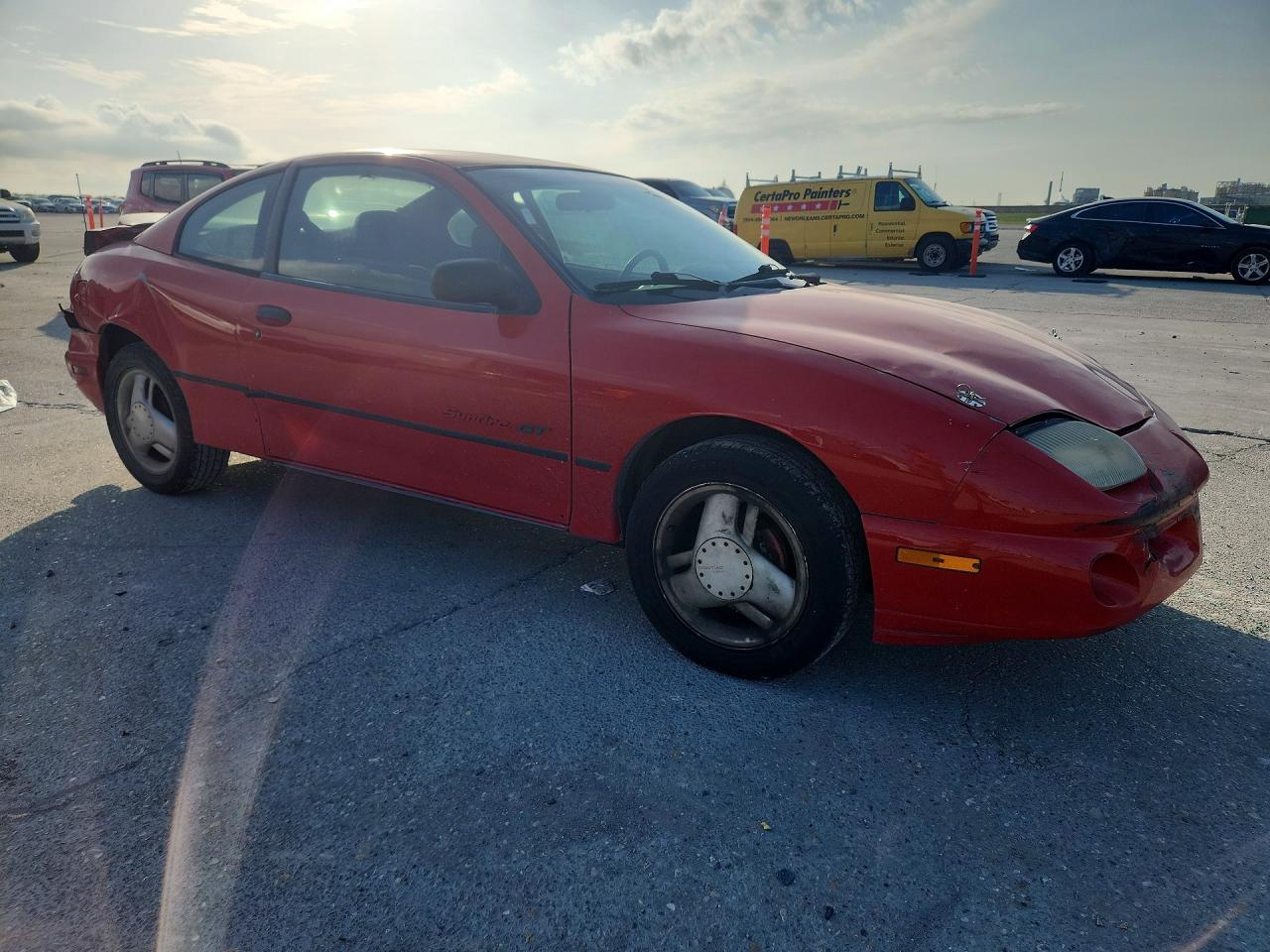 1998 Pontiac Sunfire Gt Red vin: 1G2JD12T0W7501206