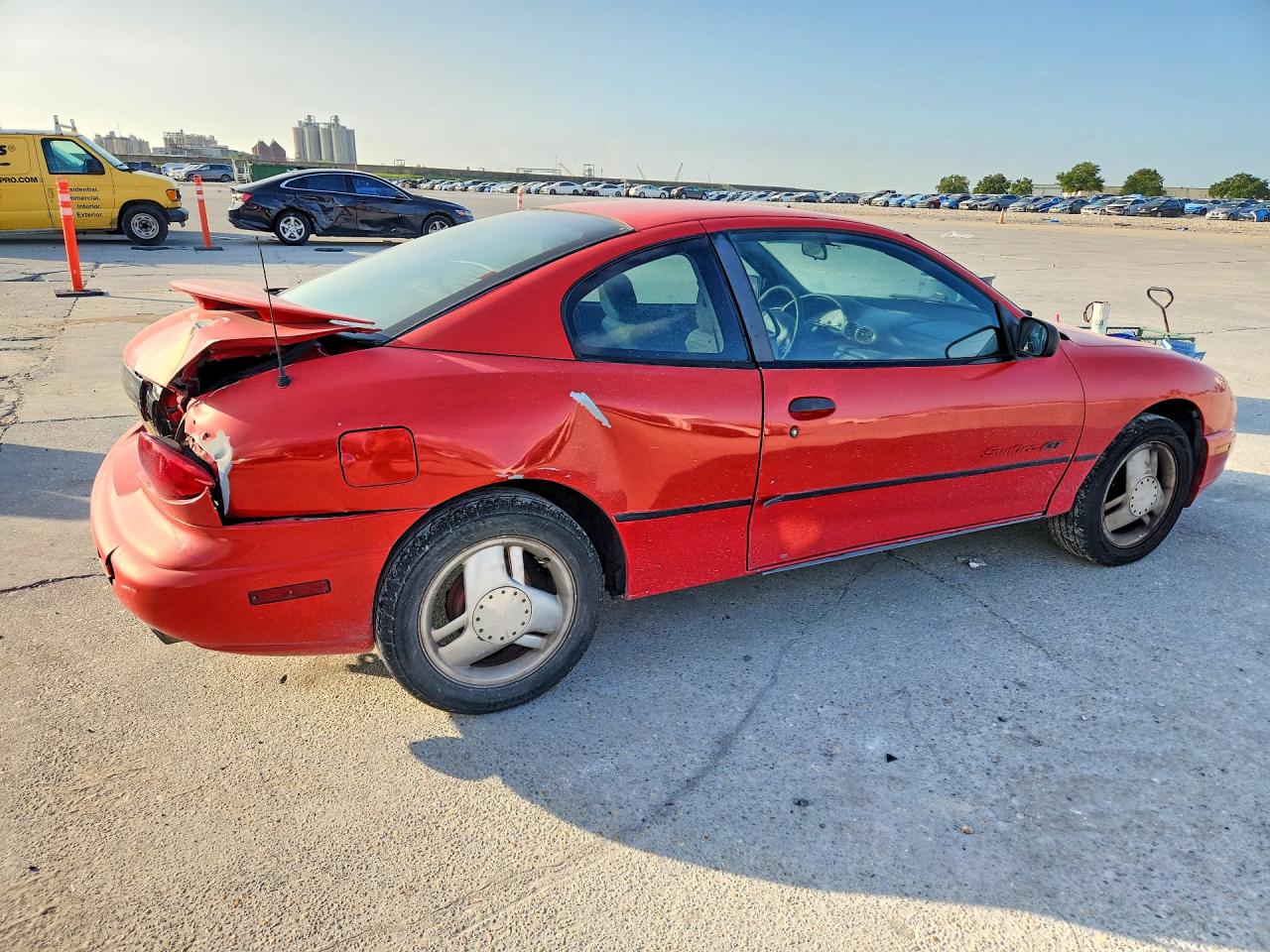 1998 Pontiac Sunfire Gt Red vin: 1G2JD12T0W7501206