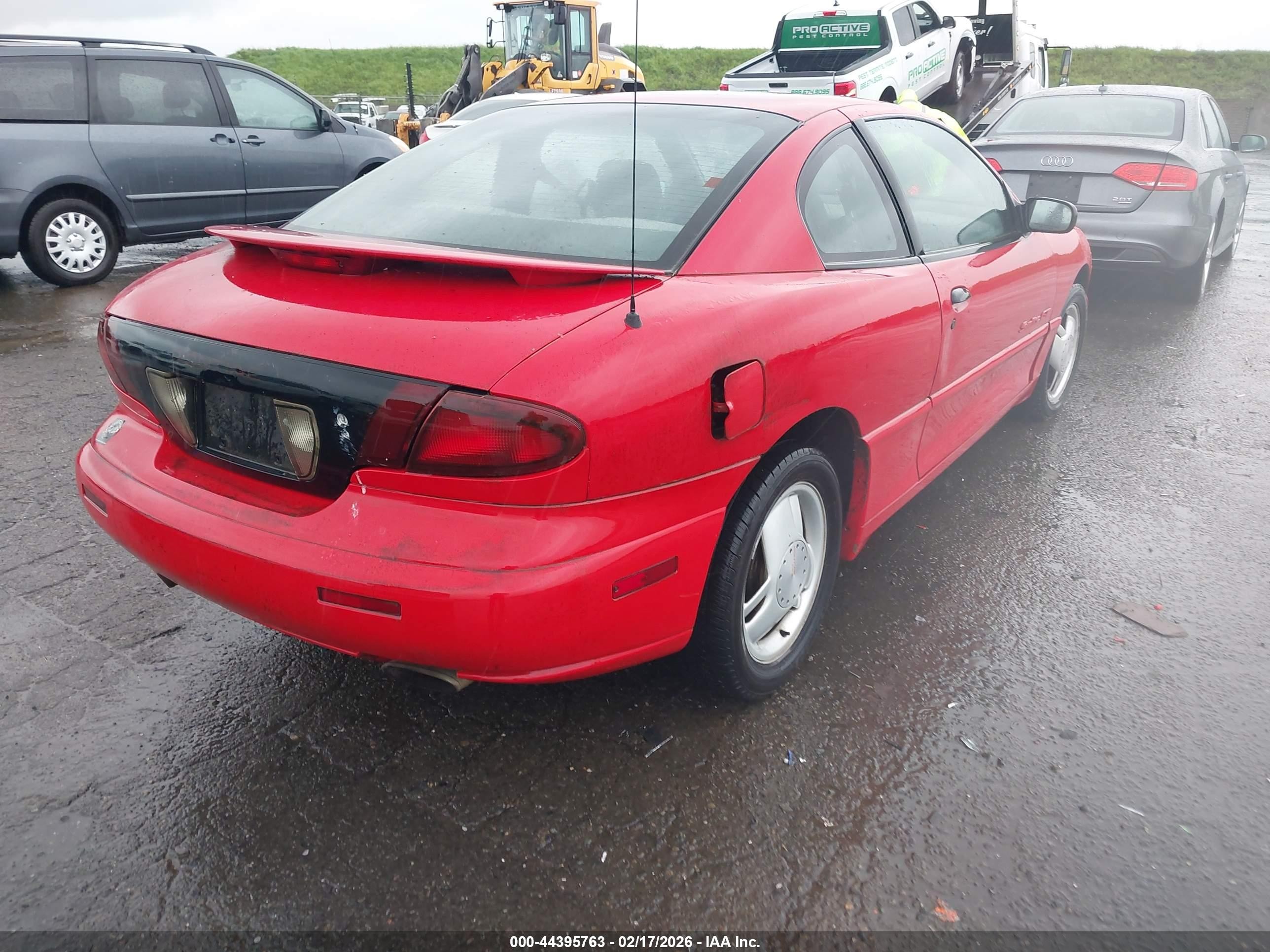 1997 Pontiac Sunfire Gt Red vin: 1G2JD12T1V7609638