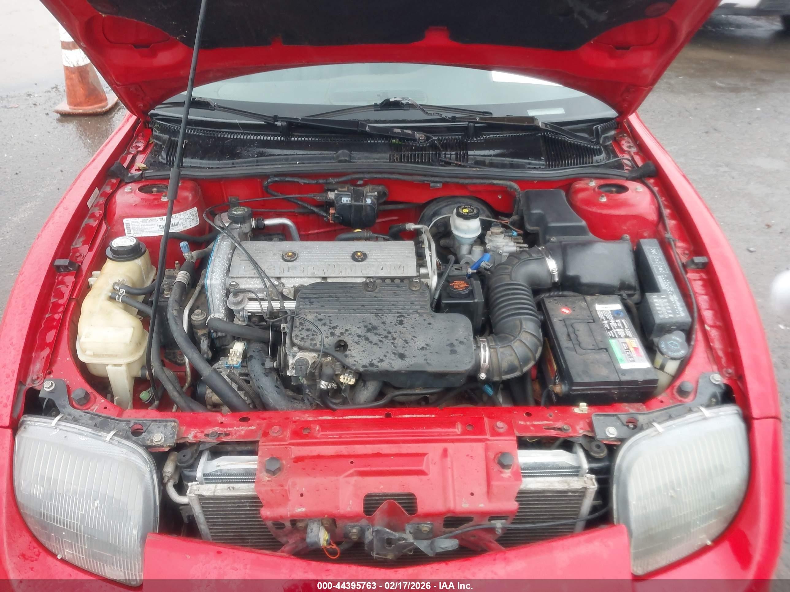 1997 Pontiac Sunfire Gt Red vin: 1G2JD12T1V7609638