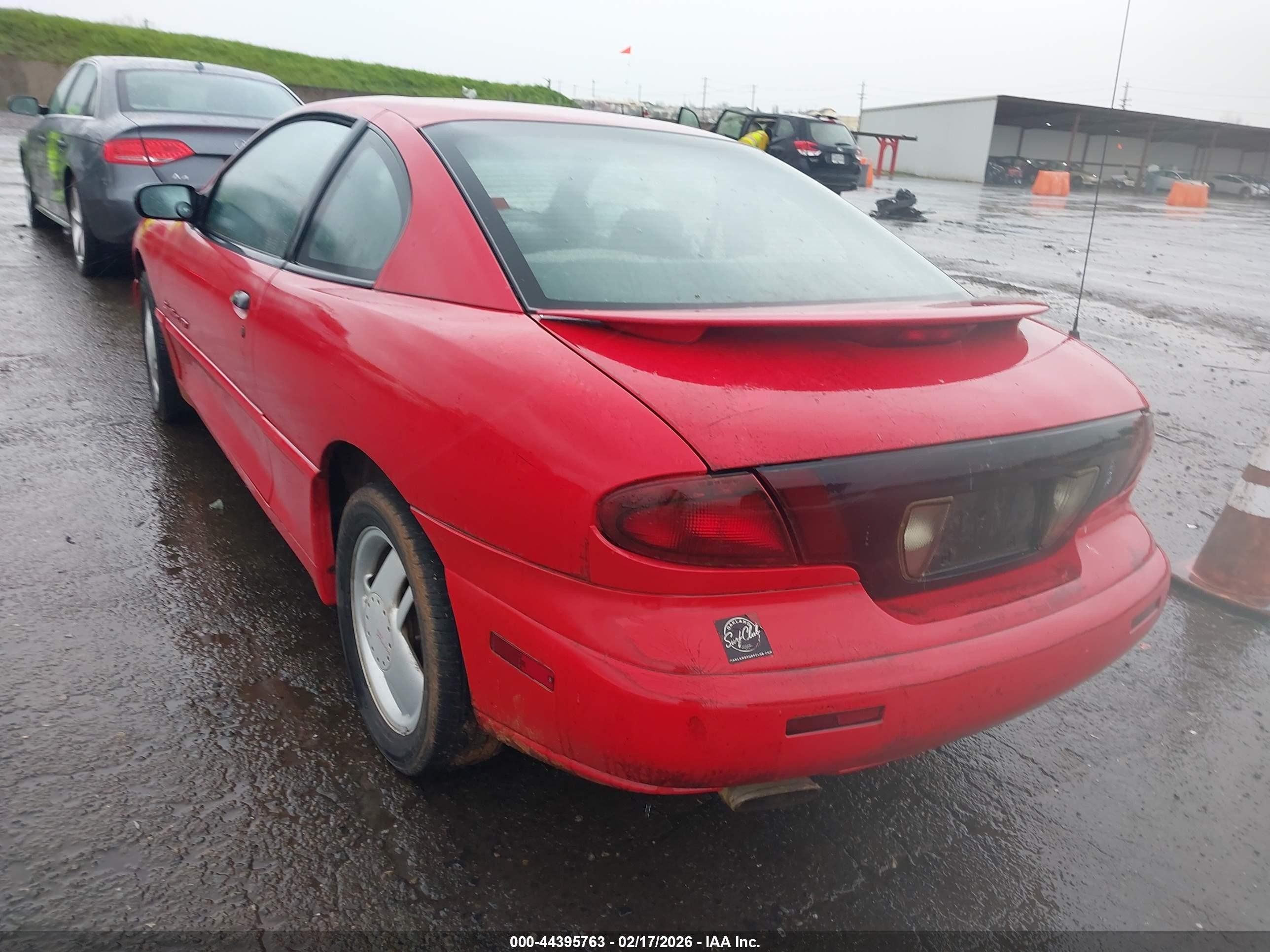 1997 Pontiac Sunfire Gt Red vin: 1G2JD12T1V7609638