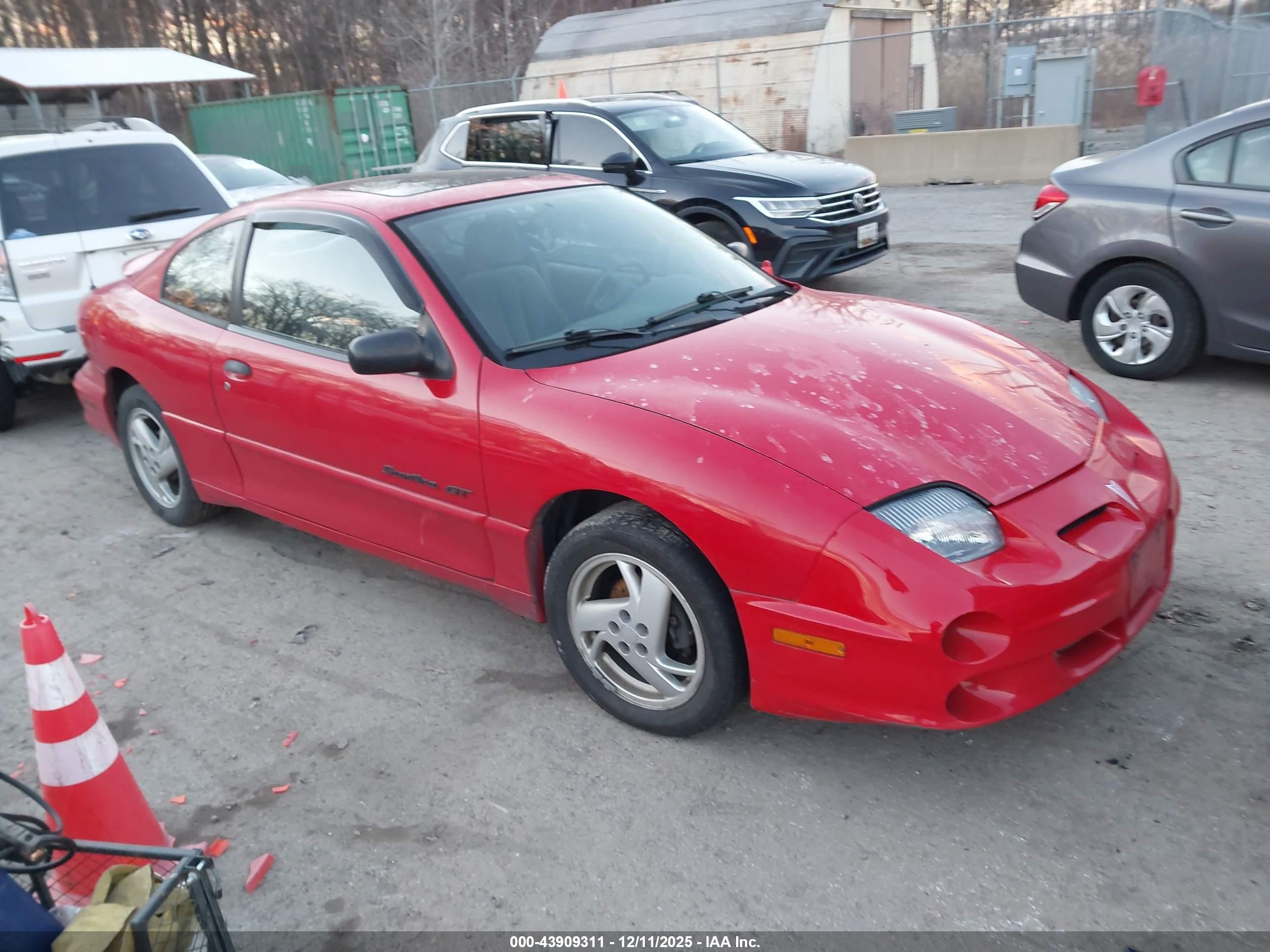 2001 Pontiac Sunfire Gt Red vin: 1G2JD12T217167818